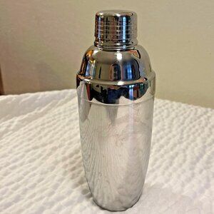Bundle It! Cocktail Martini Shaker Set Mixer 3 pc Stainless Steel Drink Bar Tool